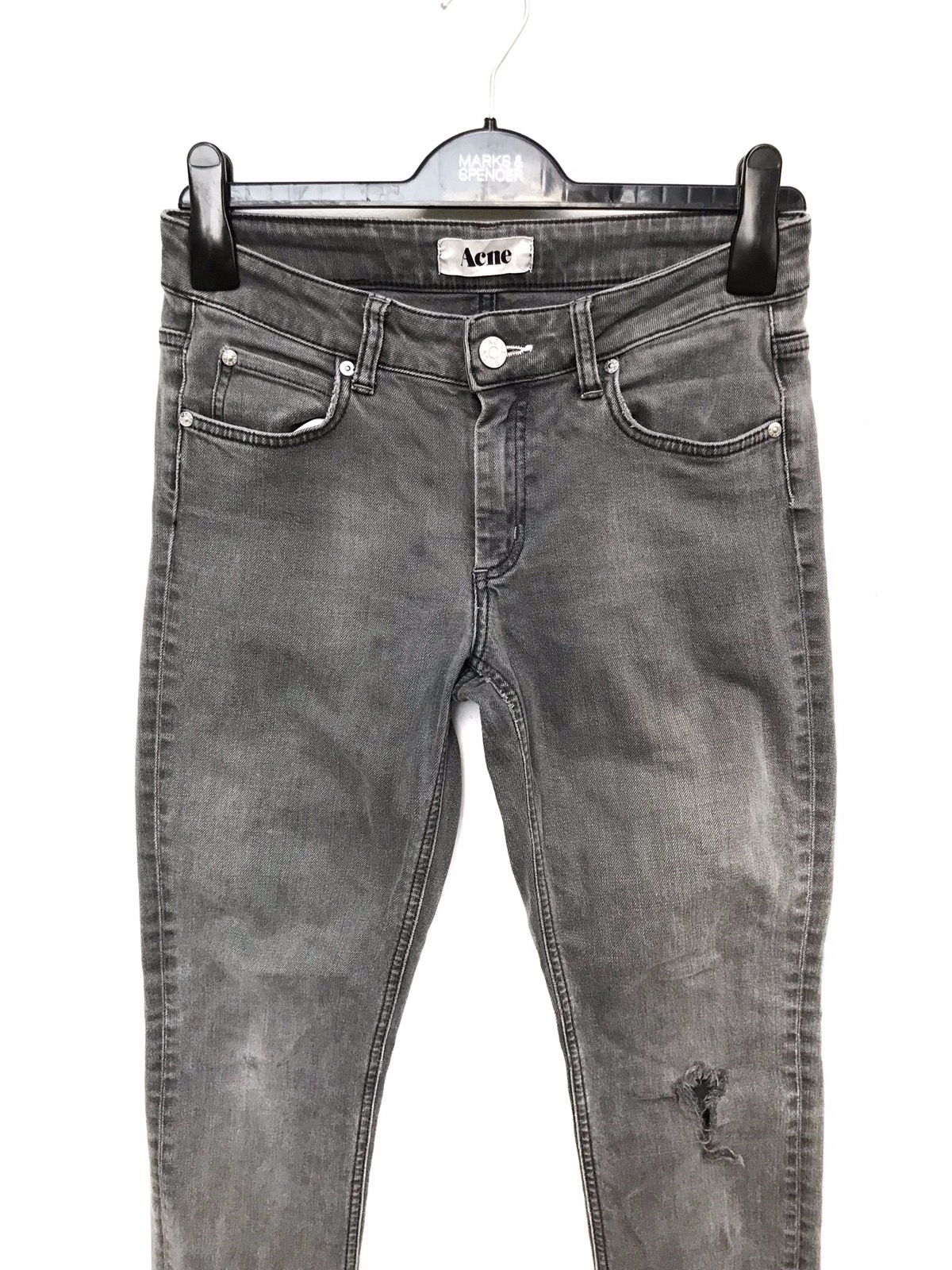 Acne Studios Distressed Skinny Jeans - 3