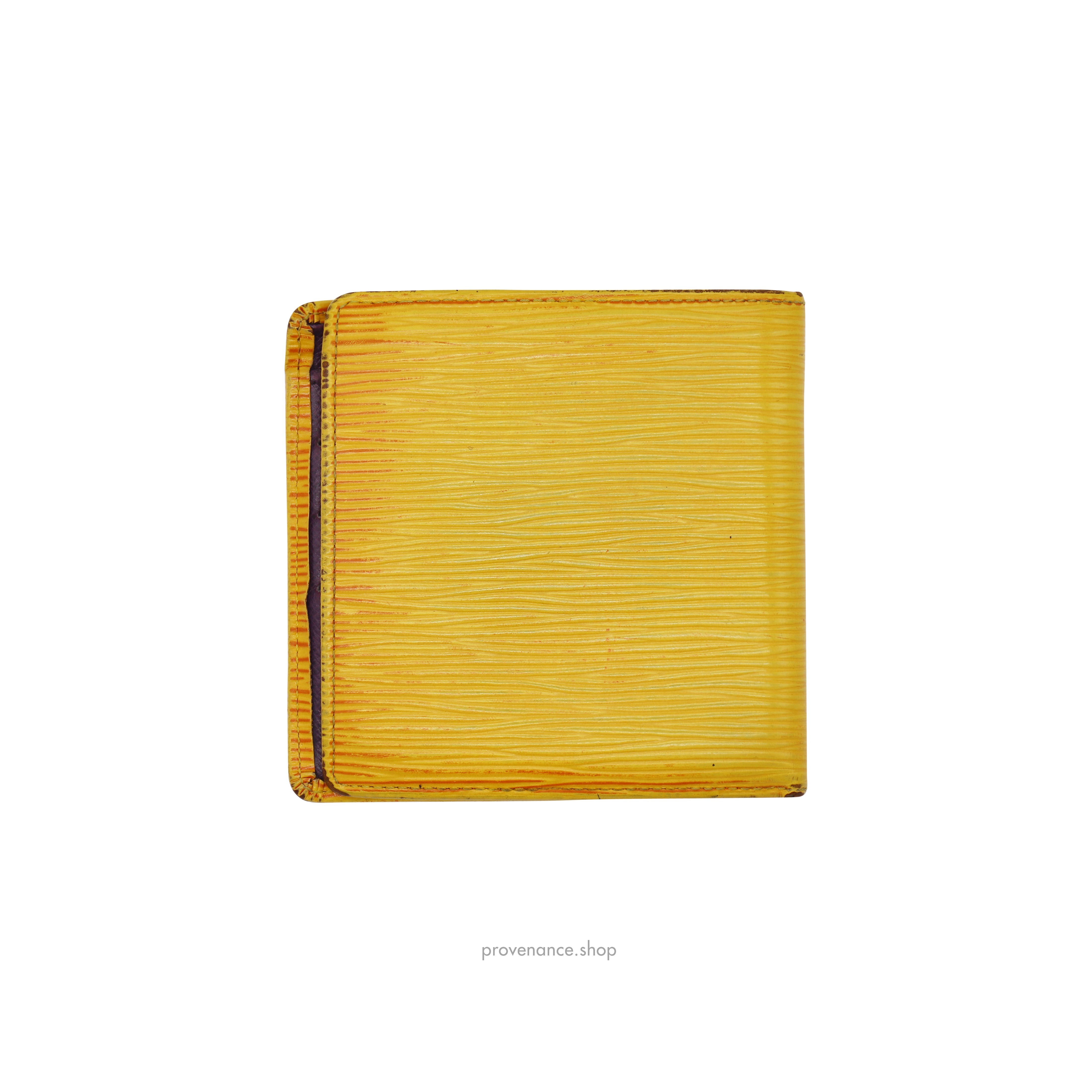 Louis Vuitton Cyan Epi Leather Multiple Bifold Wallet