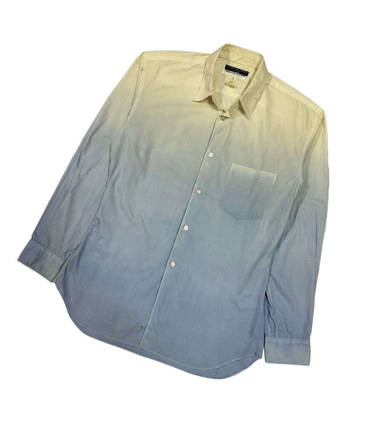 10 Corso Como Seoul X Comme Des Garcon Shirt Blue Dyed - 7