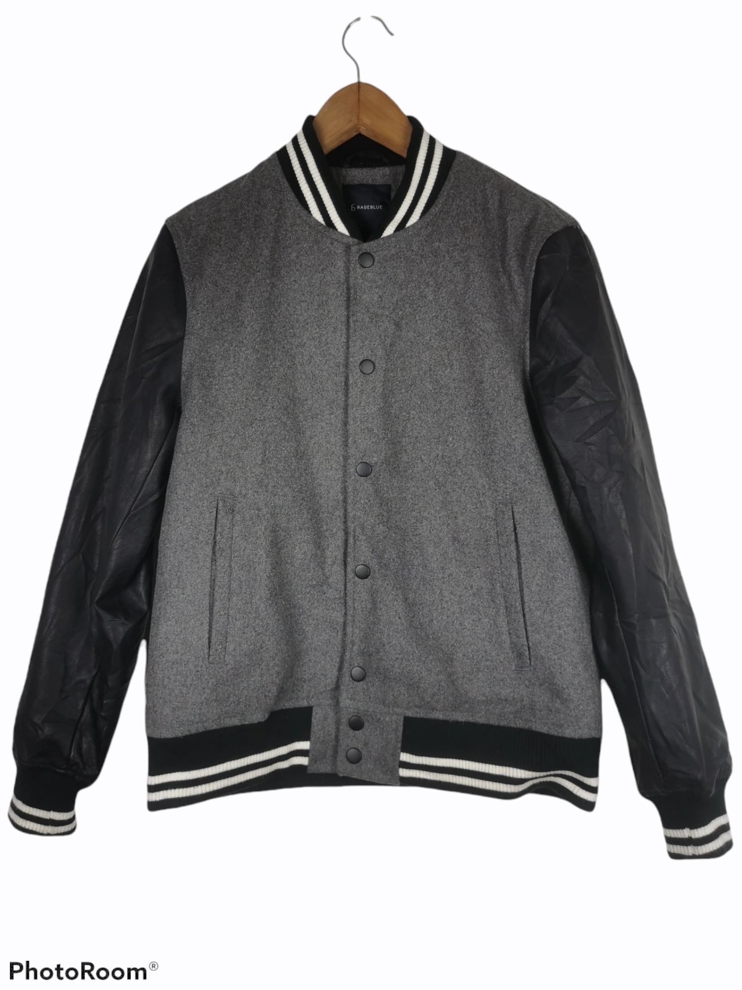 Japanese Brand - Japanese Brand Rageblue Wool Varsity Jacket - 1