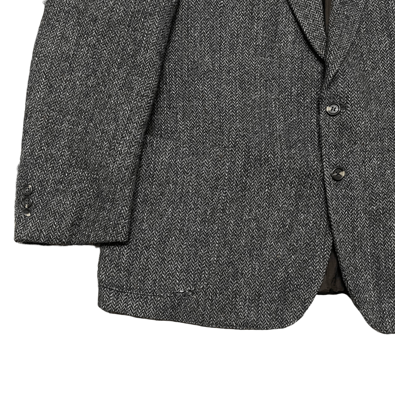 Vintage Harris Tweed x Westbury Wool Coat Jacket - 3