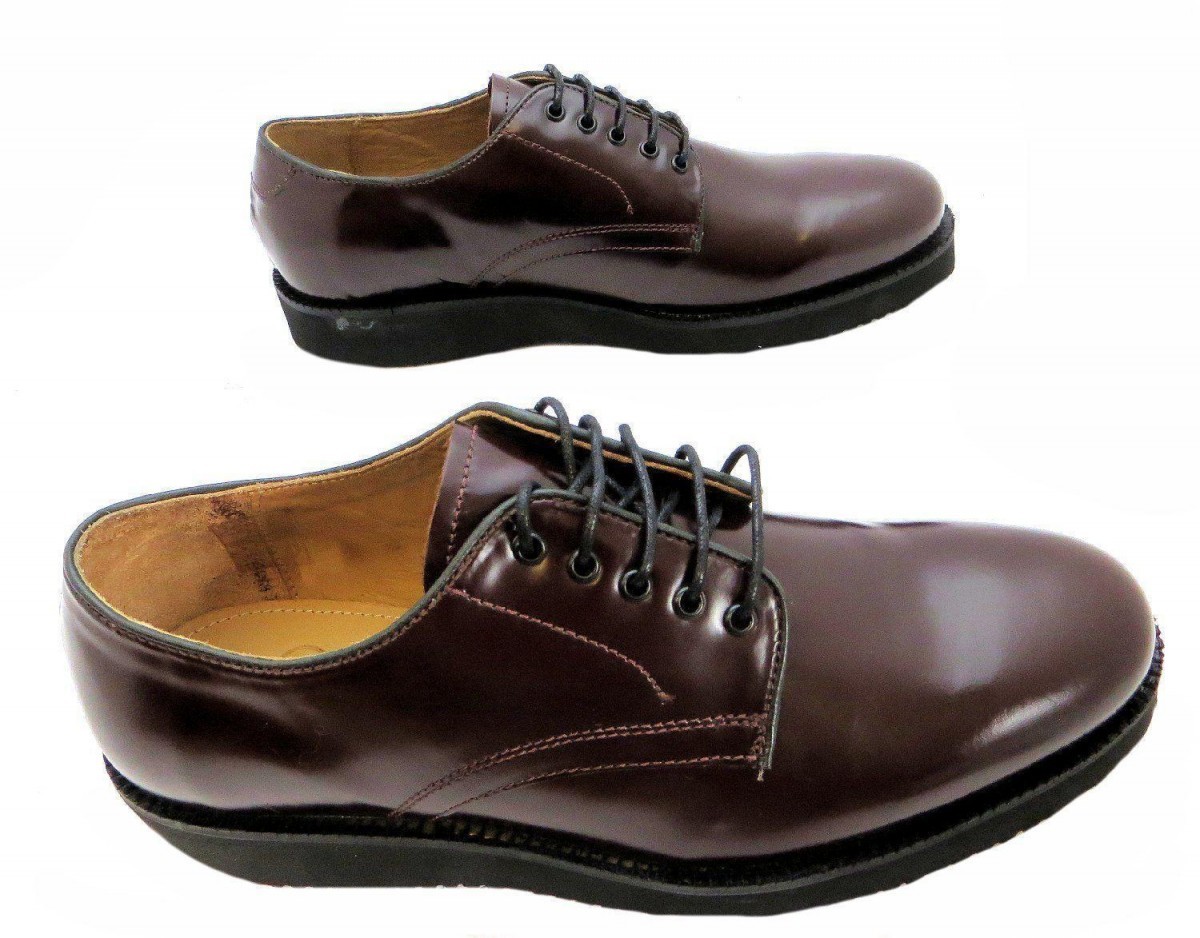 H By Hudson - Rare Burgundy Plattform Creeper Derby Dress Leather Shoes - 4