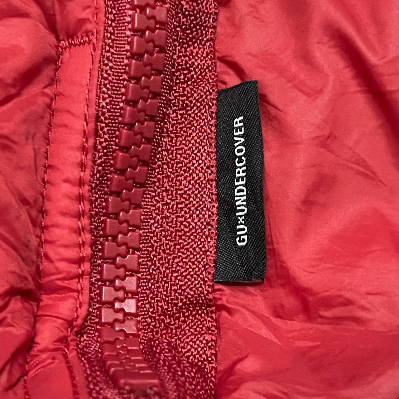 Undercover GU Padded Puffer Jacket Red XL - 10