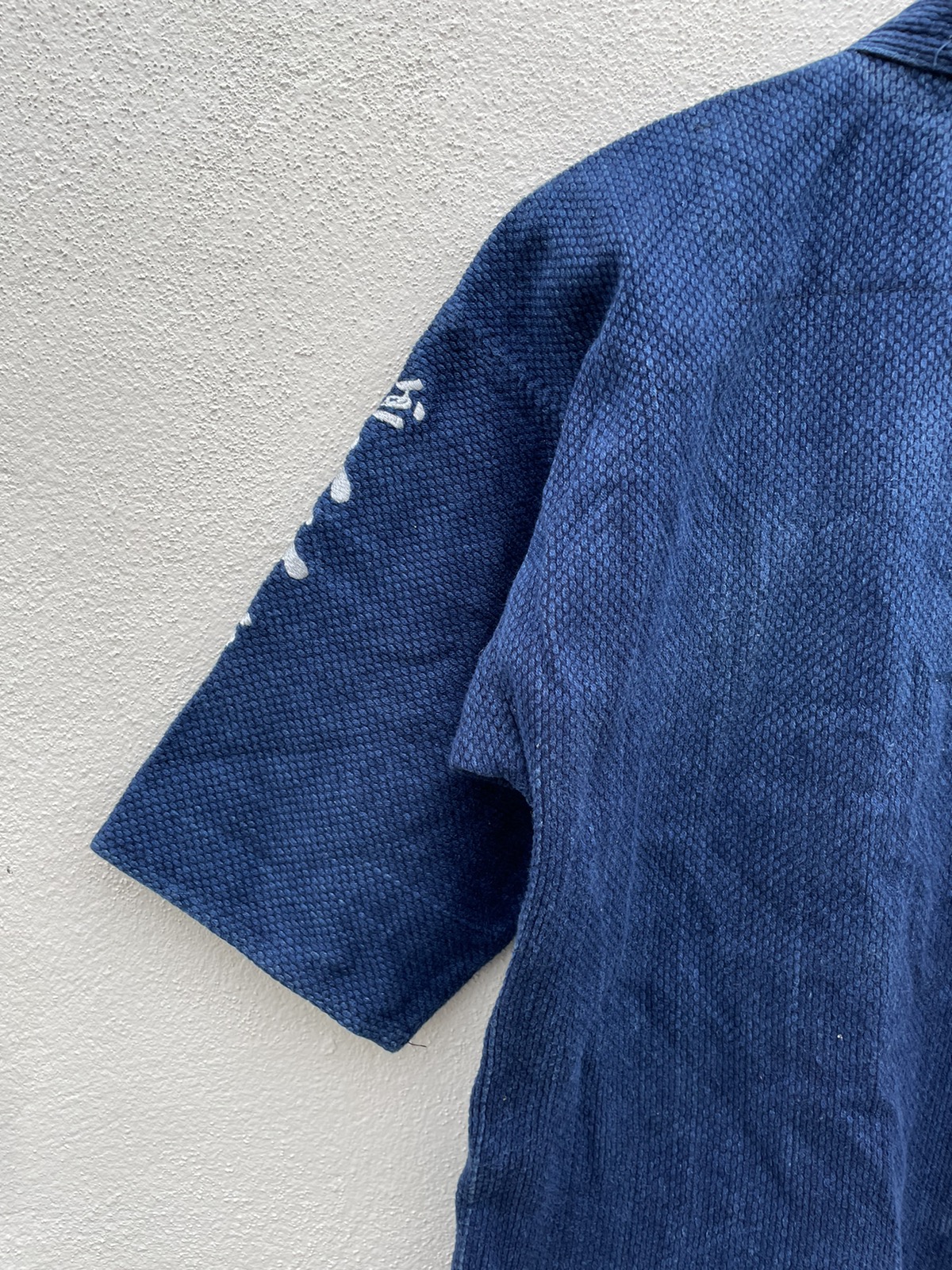 Indigo - Kimono Indigo Sashiko Samurai Jacket - 9