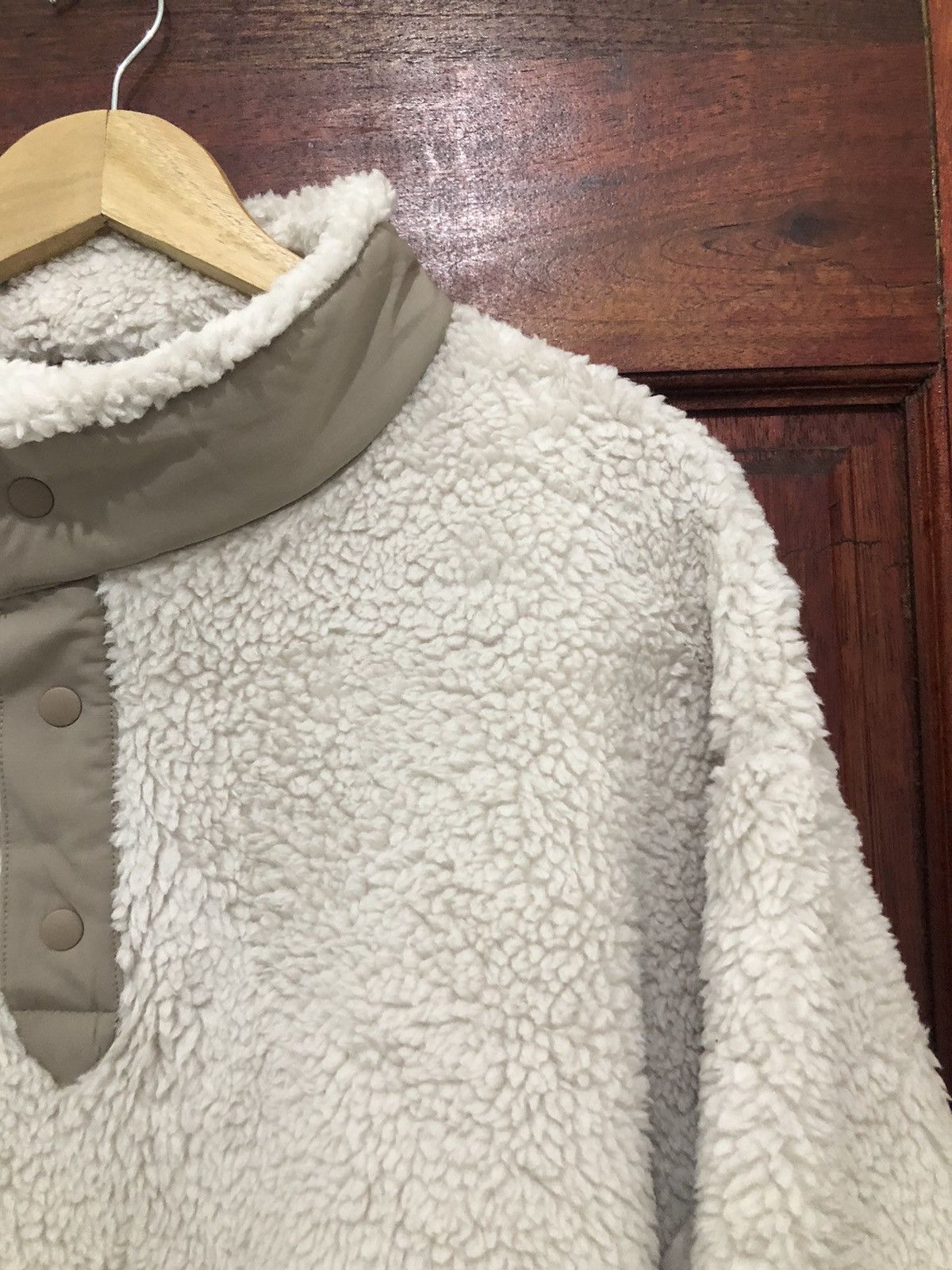 White Mountaineering Fleece Oversized Pullover Jacket - 6