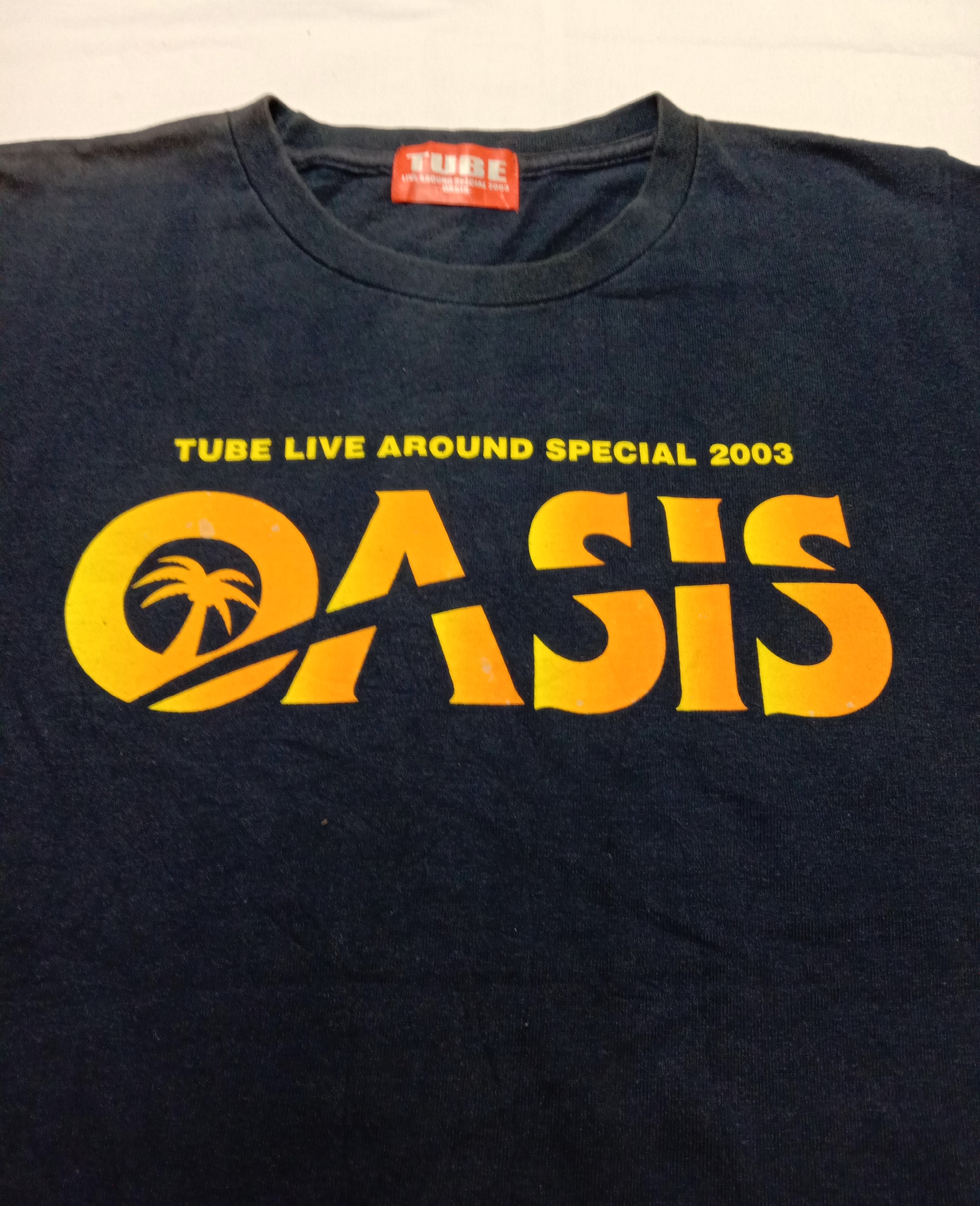 Vintage - Rare Oasis 2003 Britpop Band Tees Tube Live Around Special - 2