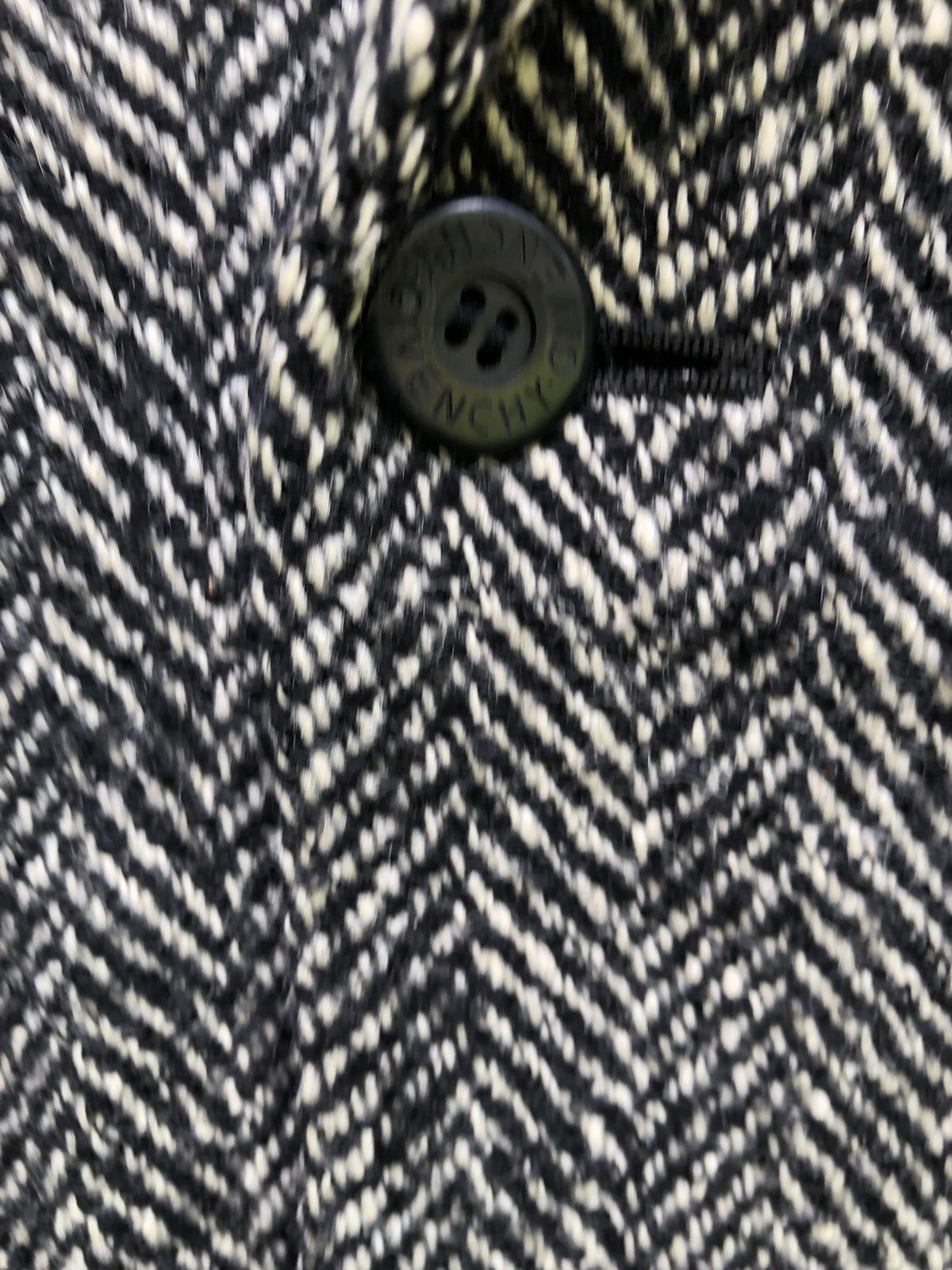 Vintage Givenchy Double Breast Tweed Coat Jacket - 7