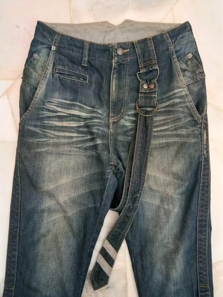PPFM - PPFM Bondage denim pants - 6