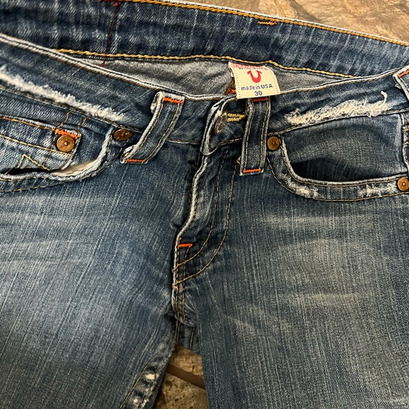 True Religion Vintage Y2K Blue Bobby Jeans - 8