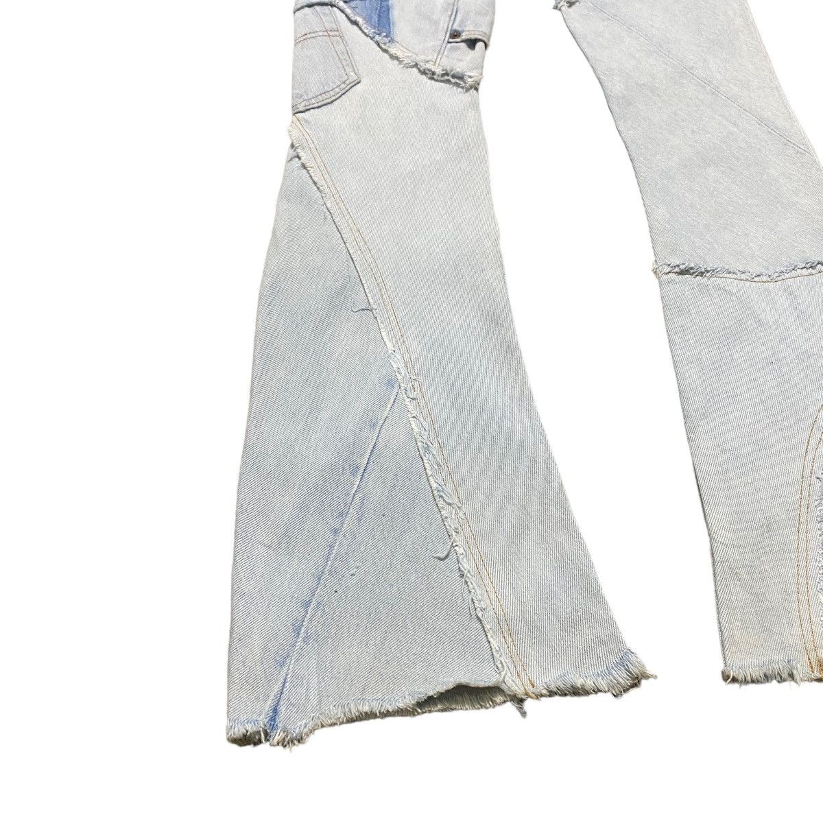 Levis X Jungle Cat Reconstruct Denim Flare Jeans - 15