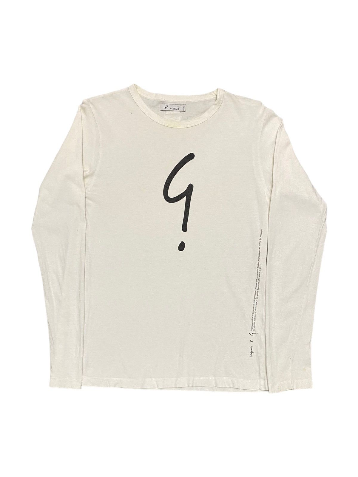 Agnes B. - Agnes B Homme By Paris Art Question Mark Parody Brand - 2