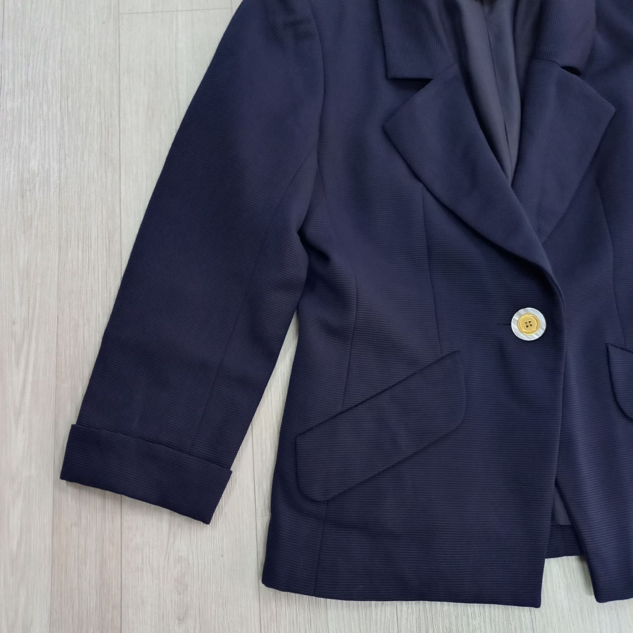 Vintage - Yves Saint Laurent Wool Single Button Blazer Jacket - 6