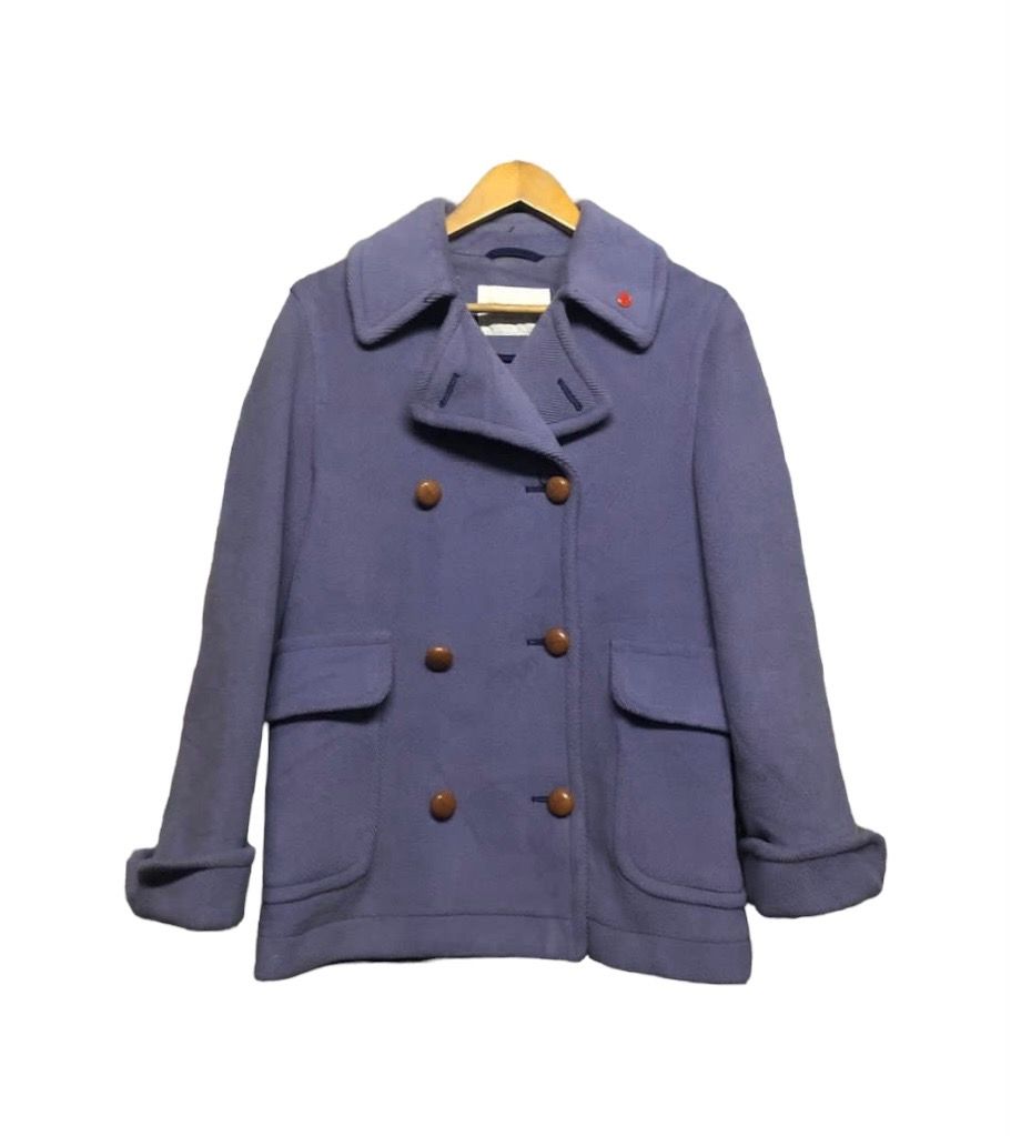 BapY Busy Working Lady By Nigo Double Breasted Coat England - 2