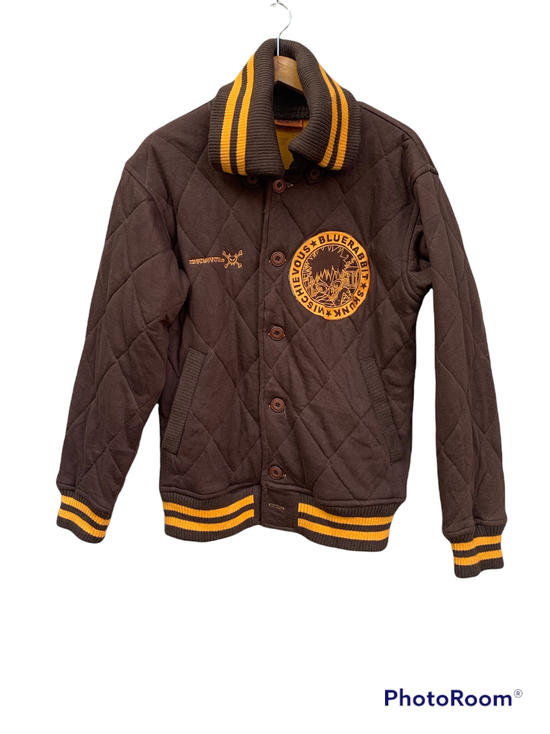 Vintage - Vintage Mischievous Big Collar Quilted Jacket - 4