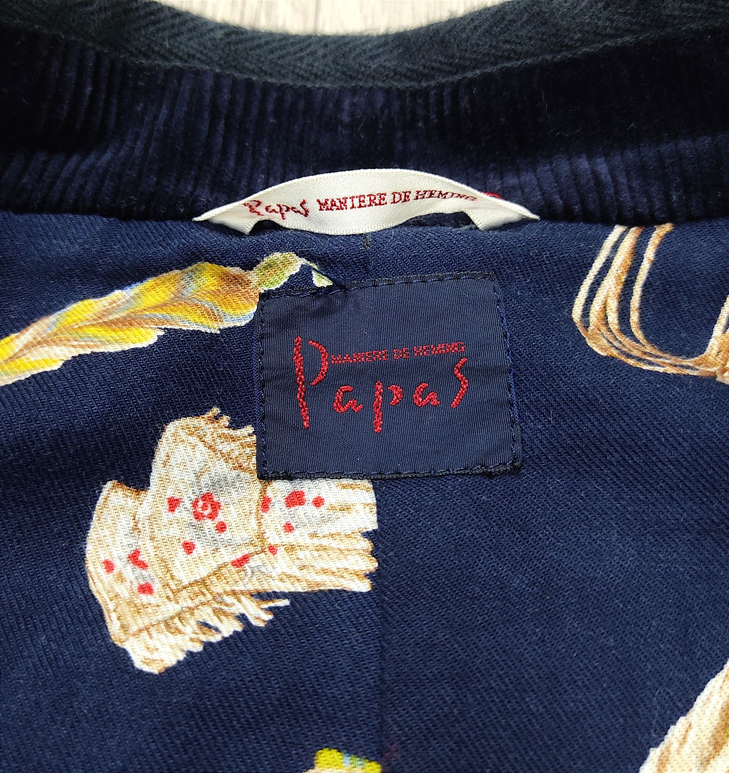 Archival Clothing - The PAPAS Mantere De Heming Navy Blue Deck Jacket - 8