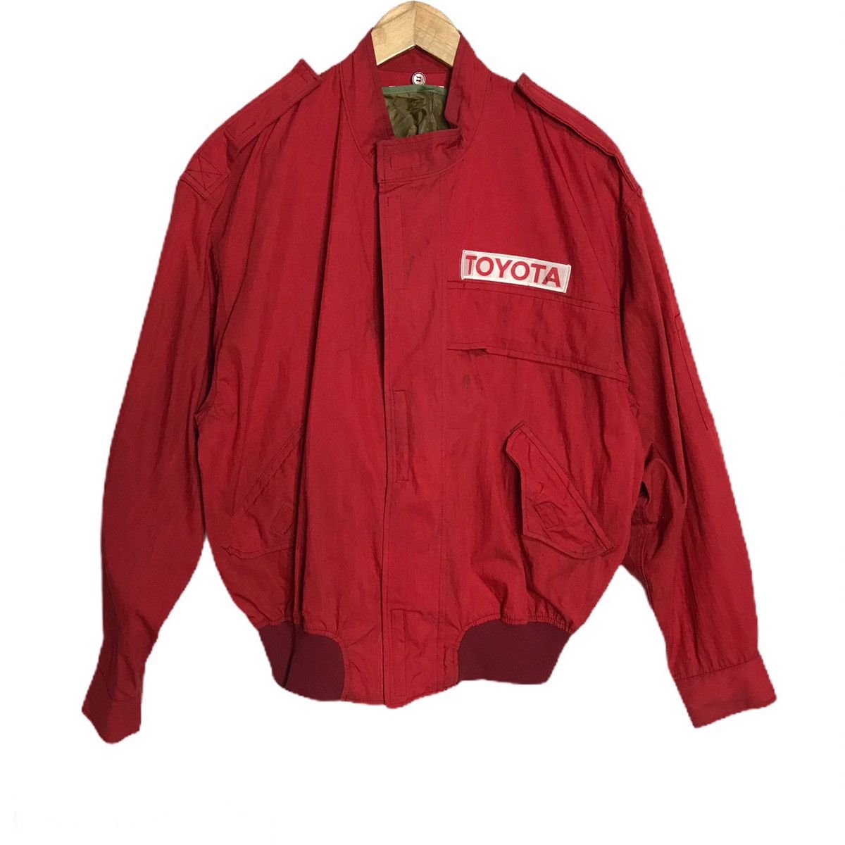 Vintage - Toyota red bomber jacket - 1