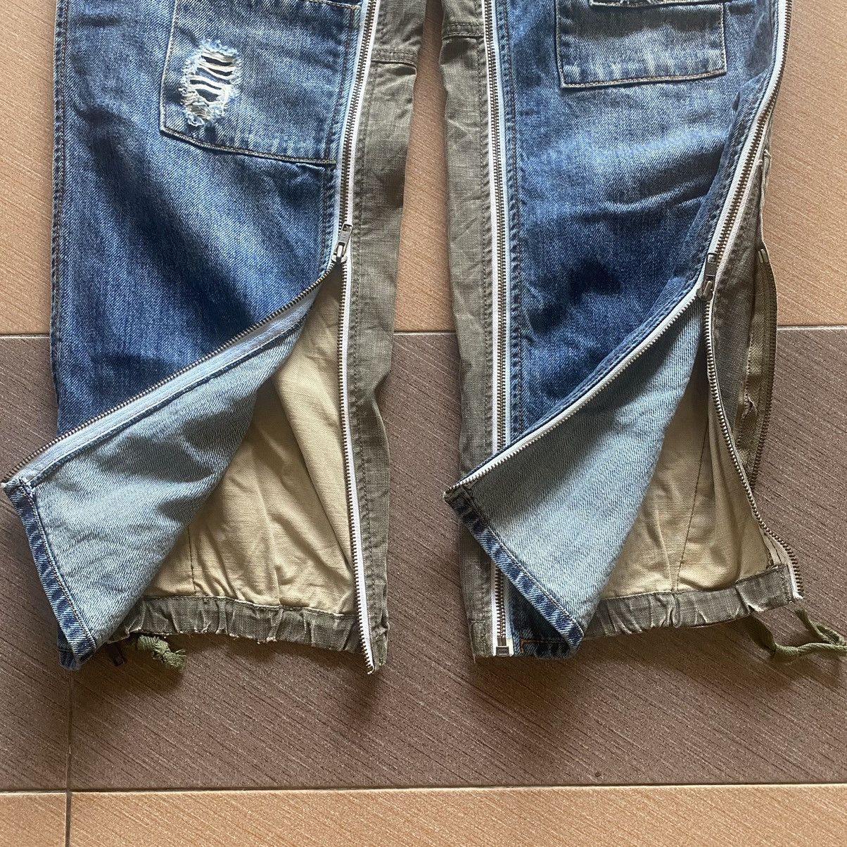 Designer - CUSTOMADE ZIPPER JEANS - 7