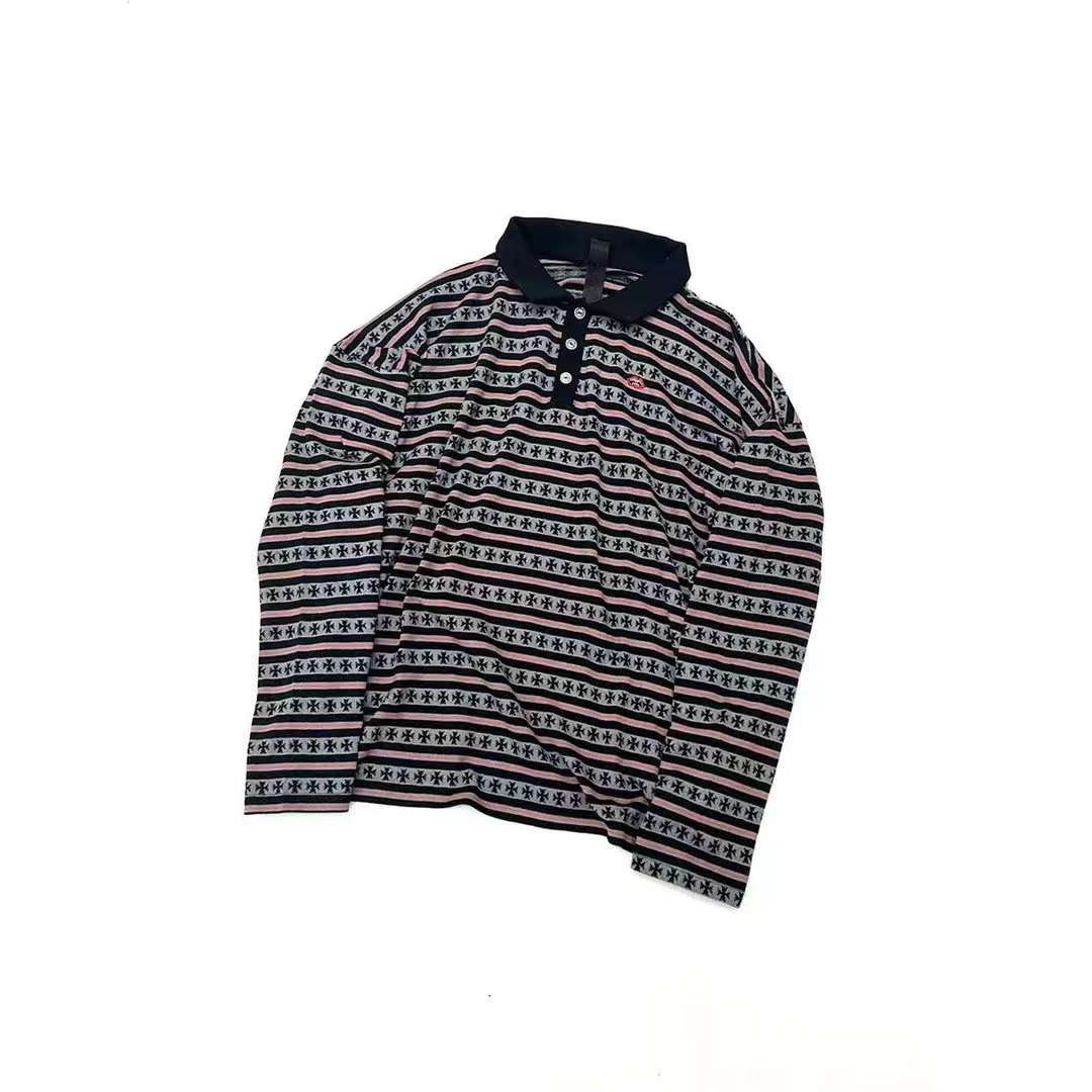 Silver button matty boy teens from mars stripe polo - 1