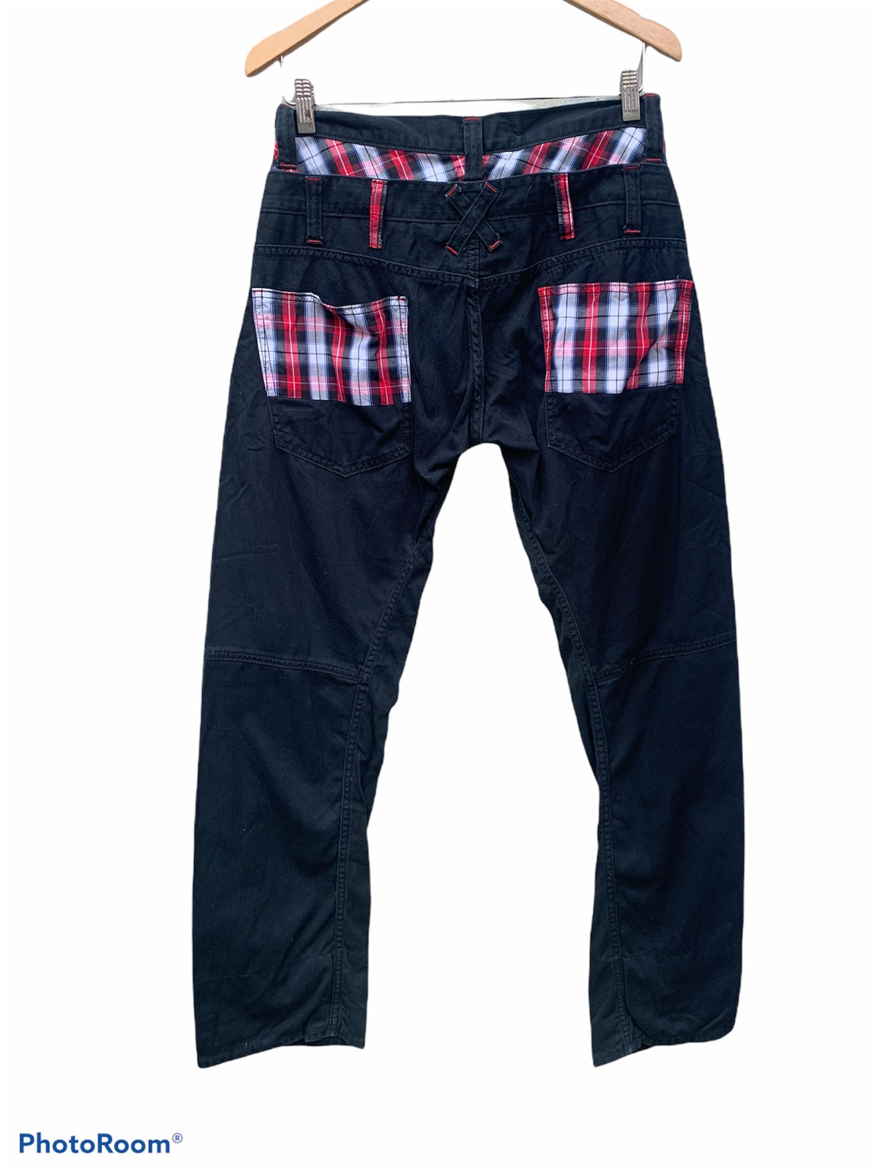 Vintage - Vintage Japanese Jack Serika Check Pocket Double Waist Pant - 1