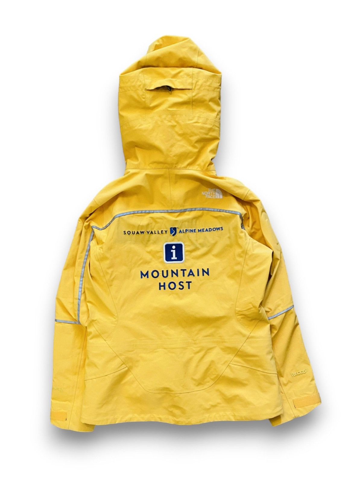 The North Face GoreTex Pro Recco Ski Jacket Raincoat Yellow - 11