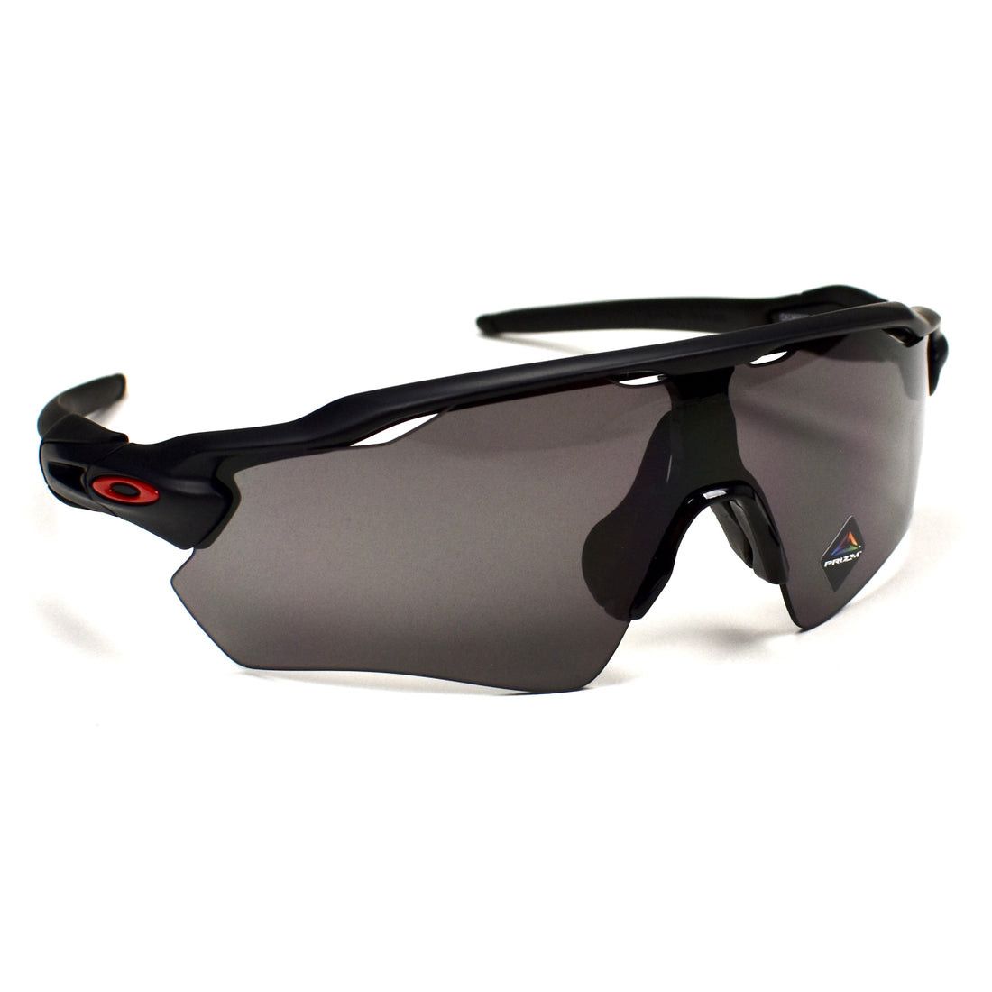 Oakley Radar EV Path Sunglasses Matte Black Gray Red - 1