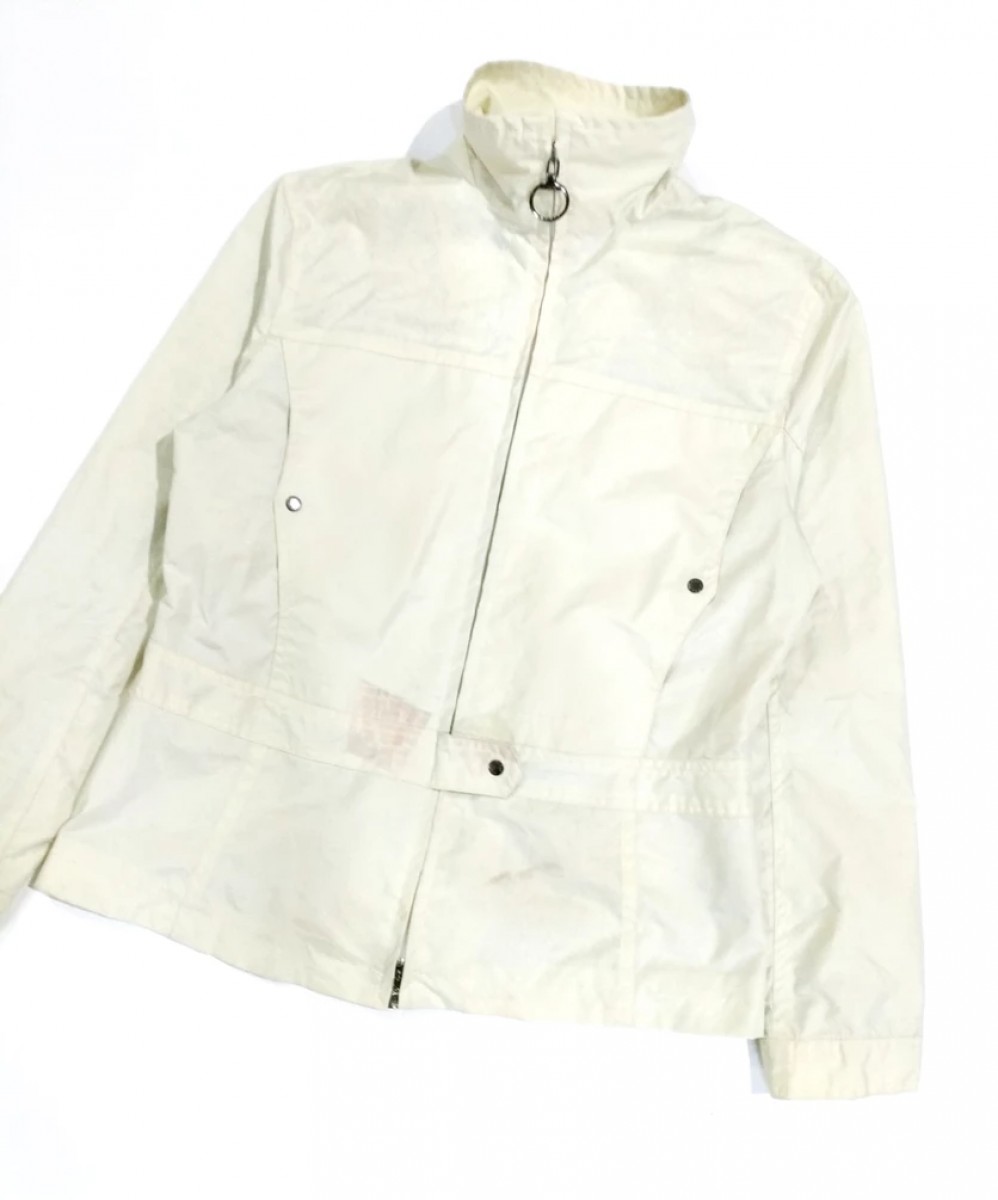 RARE! PRADA MONOGRAM LINING CREAM HYPE LIGHT JACKET - 5