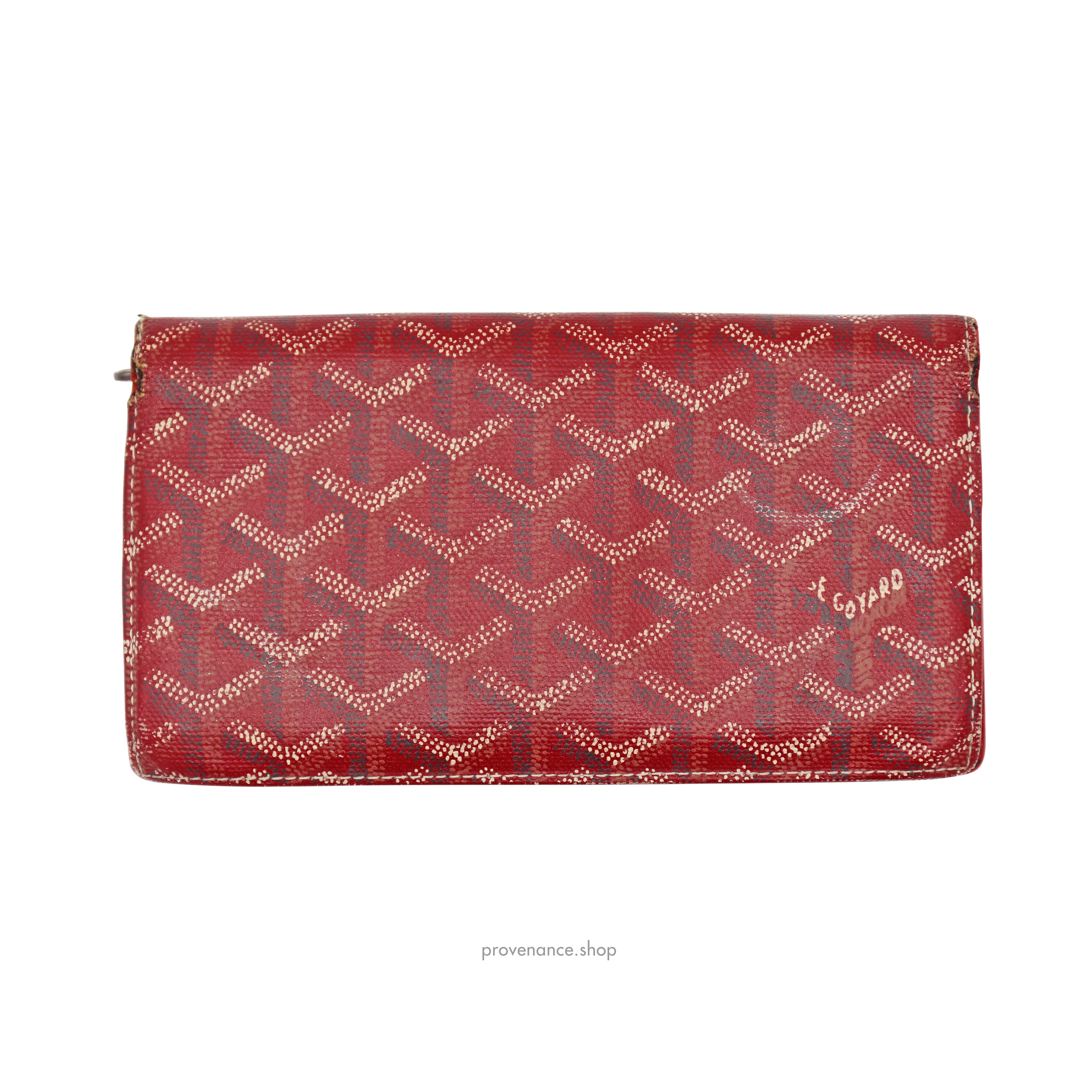 Richelieu Long Wallet - Red Goyardine - 1