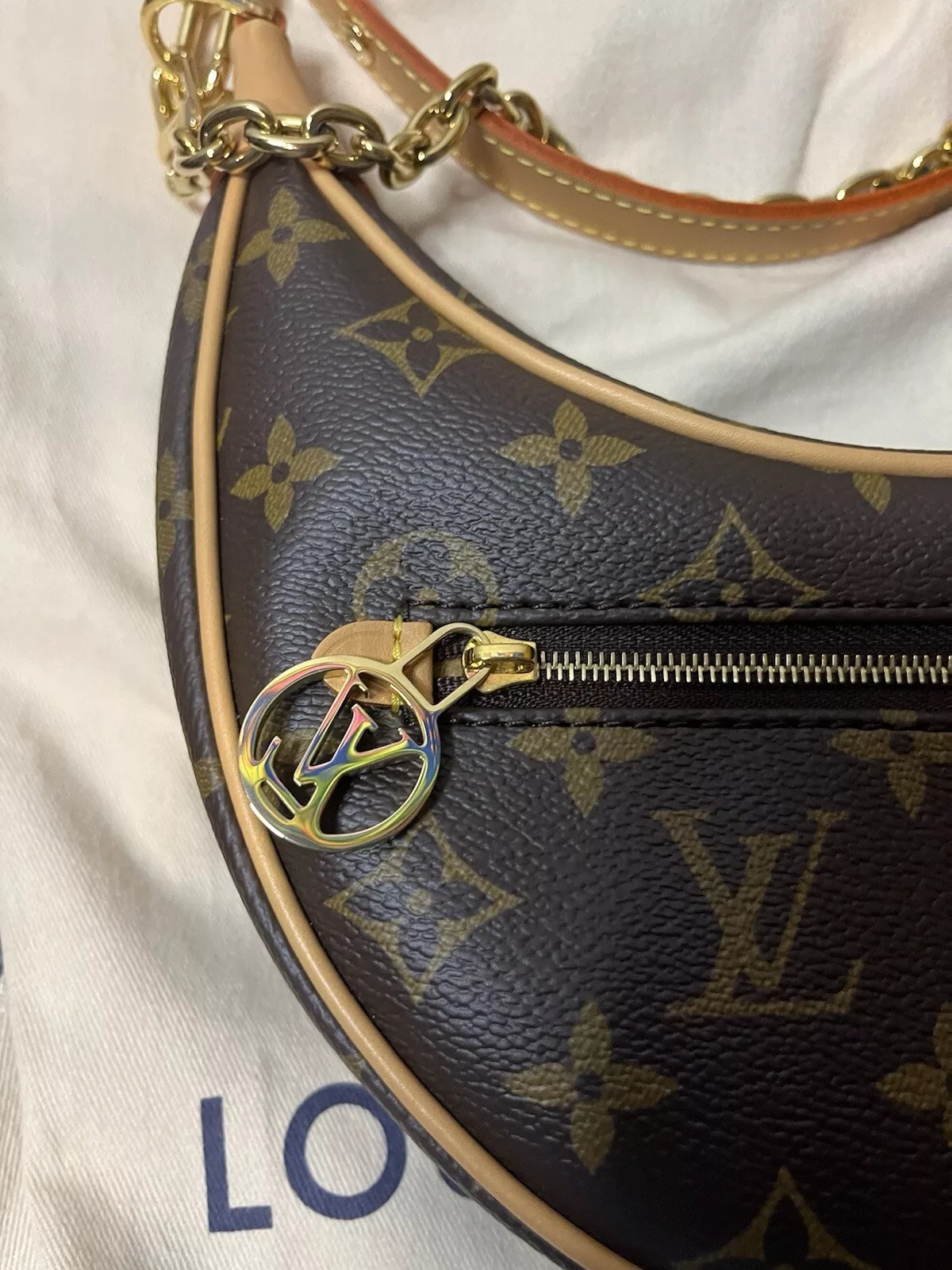 Louis Vuitton Loop Handbag Monogram Canvas 100% Authentic - 4