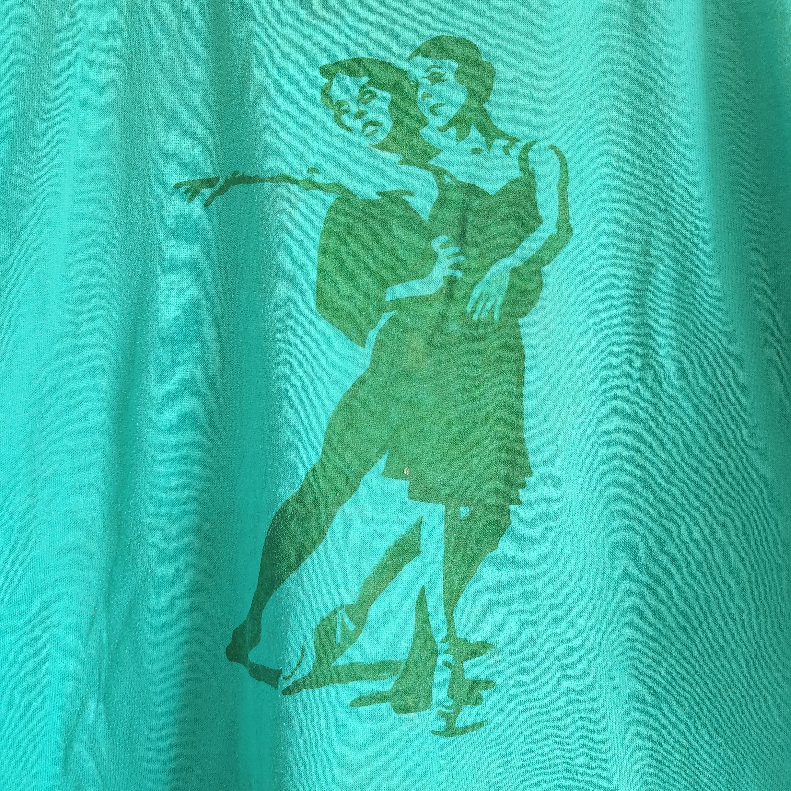 Vintage Ballet Dancer Printed TShirt Made In USA - 15