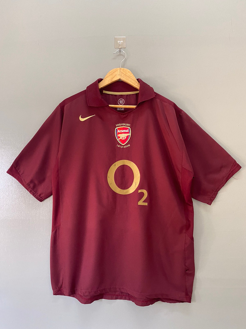Vintage - Vintage 05/06 Arsenal Highbury Thierry Henry Jersey - 1