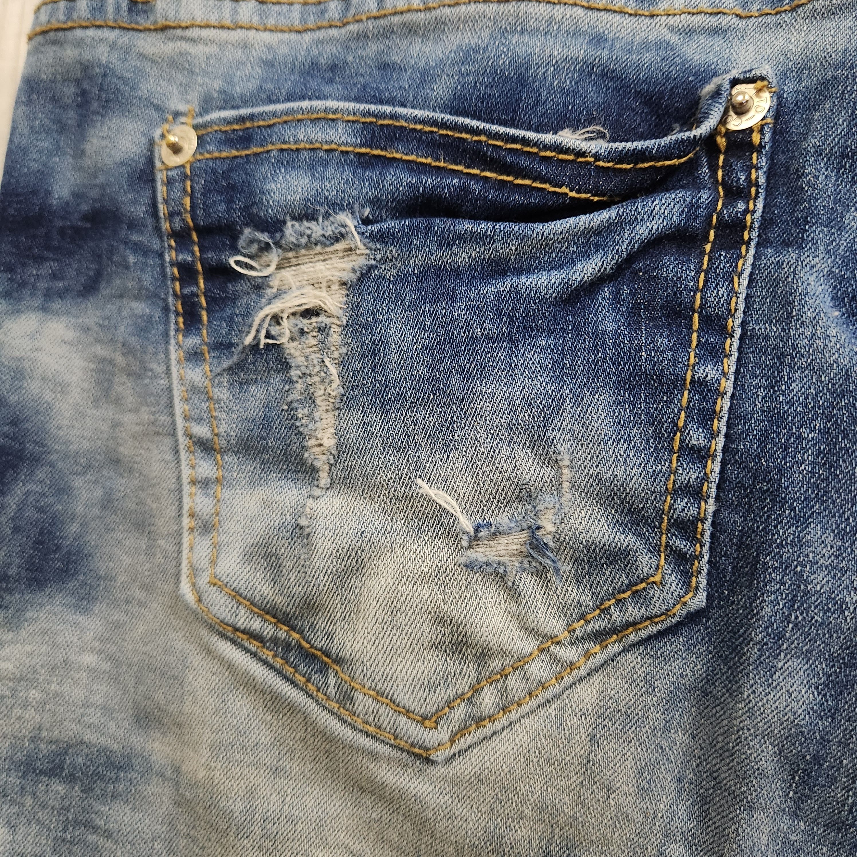 Tony Distressed Denim Japan Acid Washed Jeans - 9