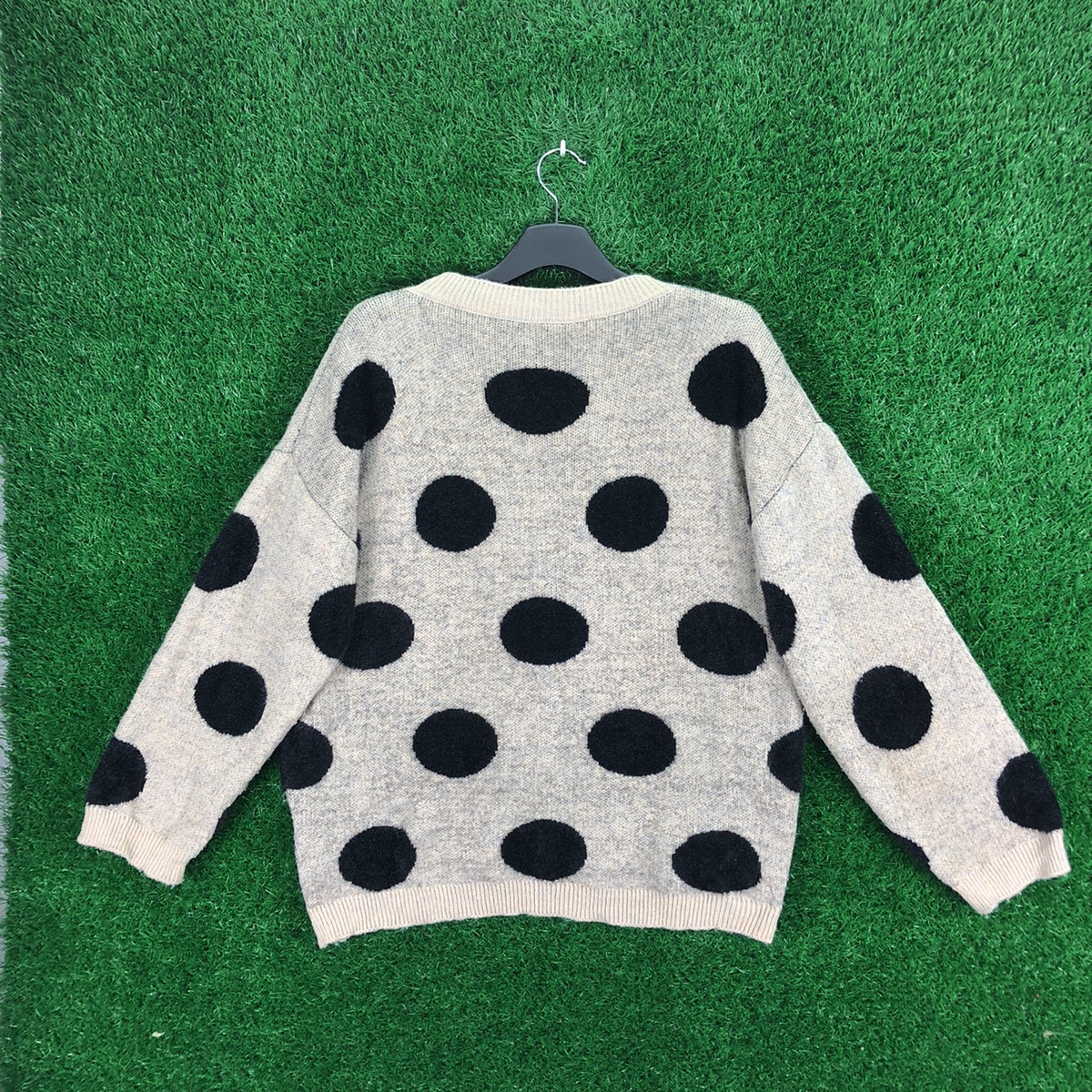 Vintage - Vintage Knit Sweater Polka Dot Japan Designer Brand - 4