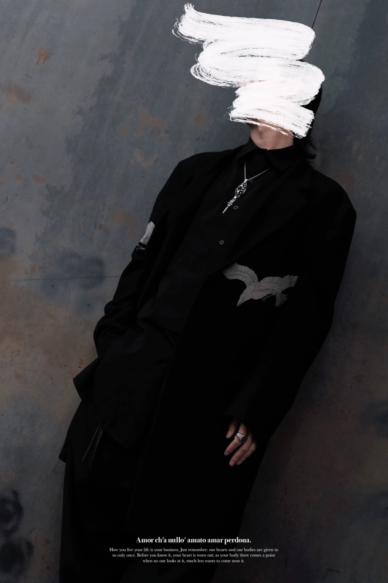 Yohji Yamamoto discharge front crow coat - 6