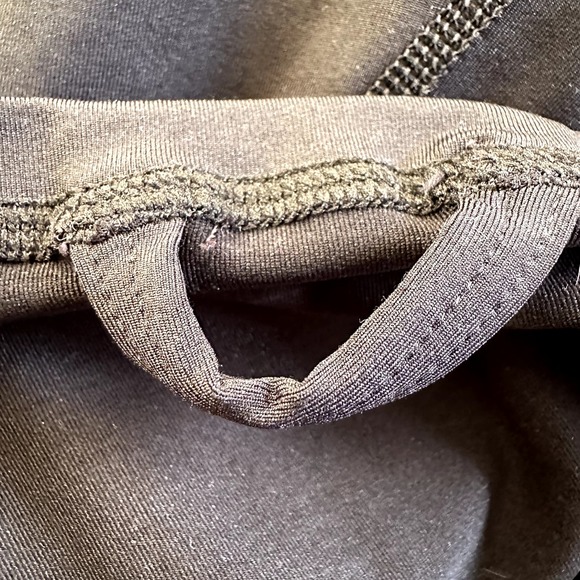 Patagonia Long Sleeve Outdoor Shirt Mock Neck Pullover Raglan Dark Gray Medium - 2