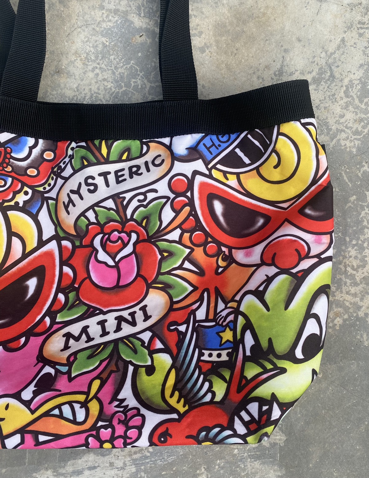Hysteric Glamour HYSTERIC FULLY MOTIVATED MINI TOTE BAG TWO-WAY FEATURES |  akirastore | REVERSIBLE