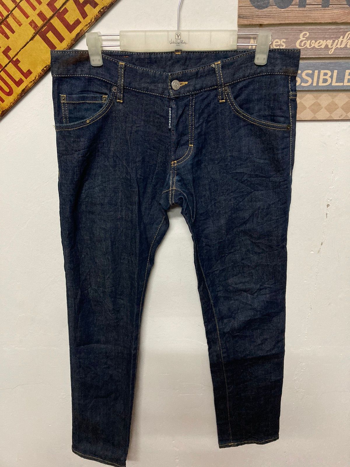 Dsquared2 Straight Cut Denim Jeans - 3