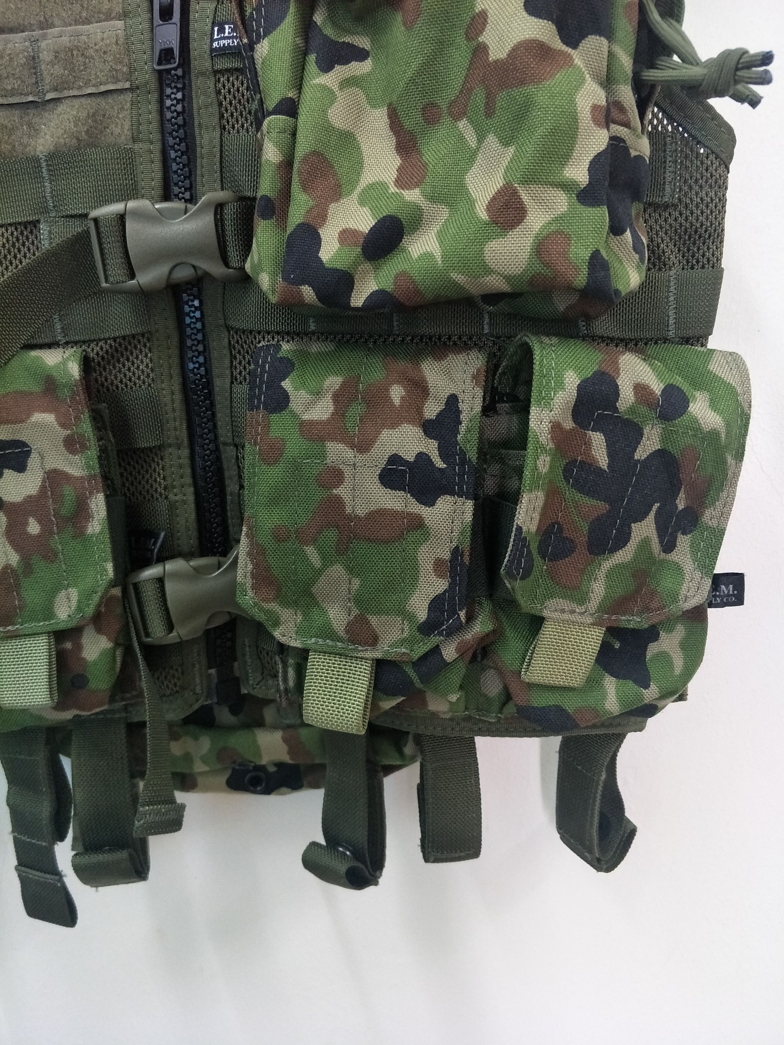 Japanese Brand - Tactical Military Camo Heavy Vest Backpack - 8