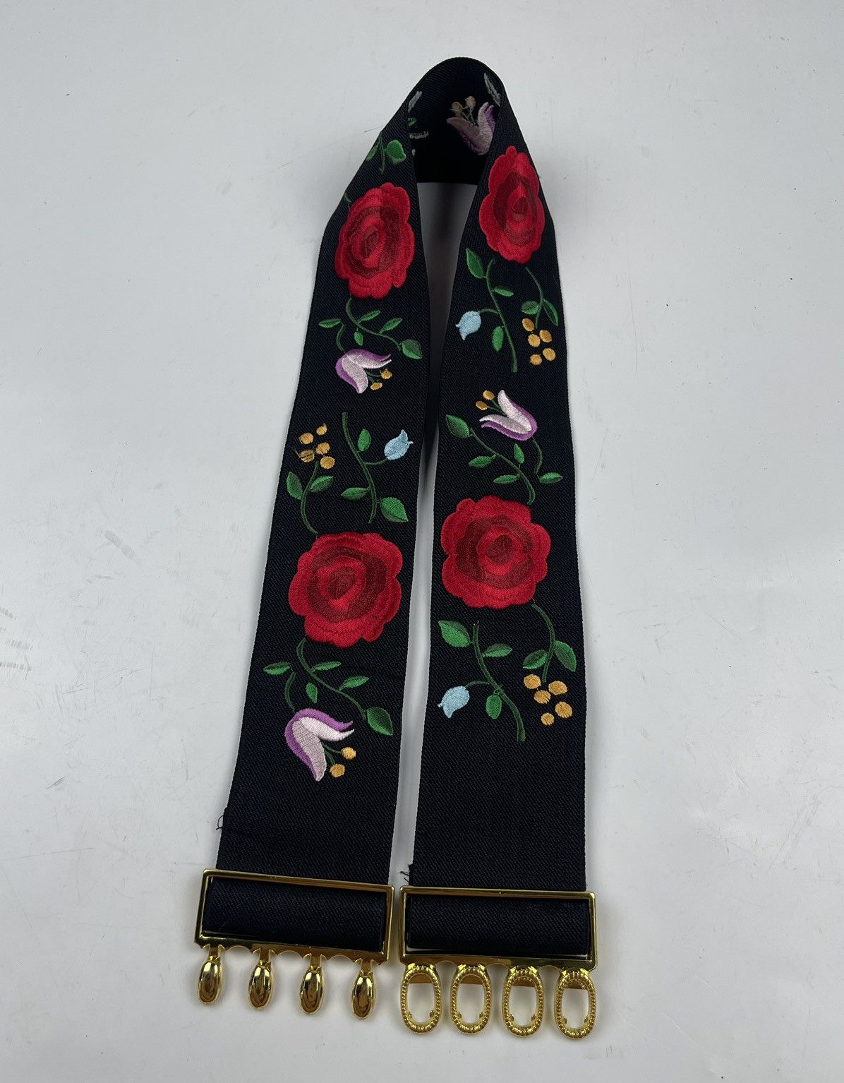 custom made embroidery stretchable belt tc15 - 2
