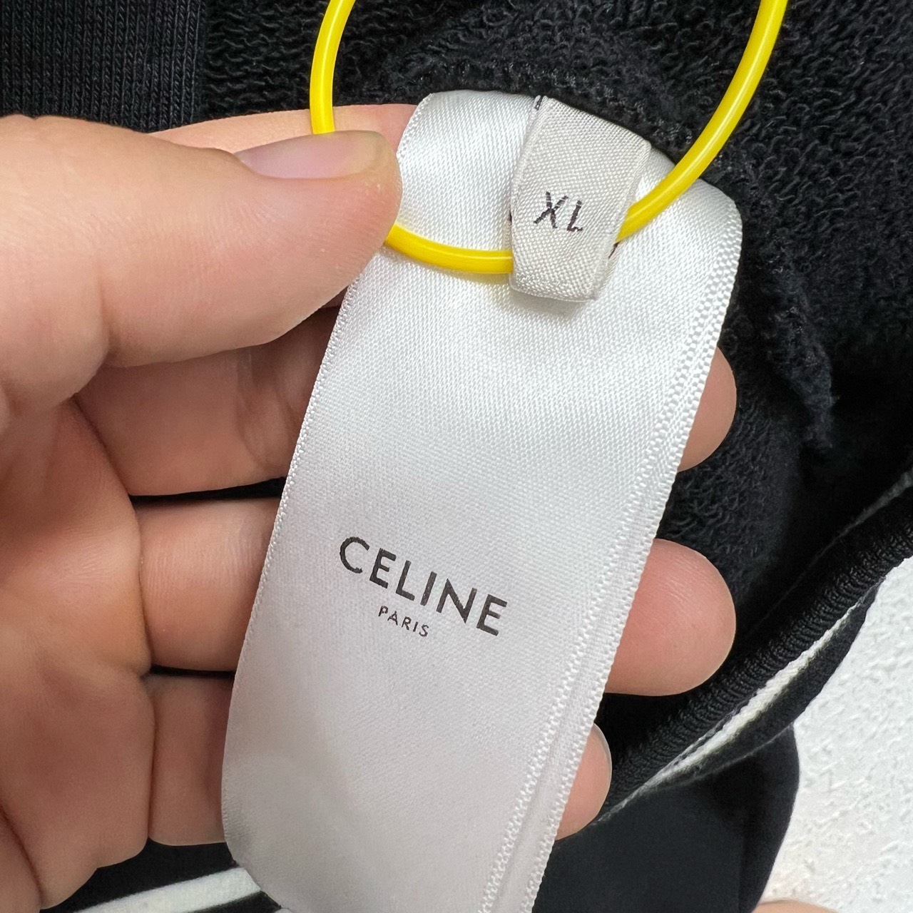 CELINE front and back letter LOGO embroidered knitted baseball jacket - 6