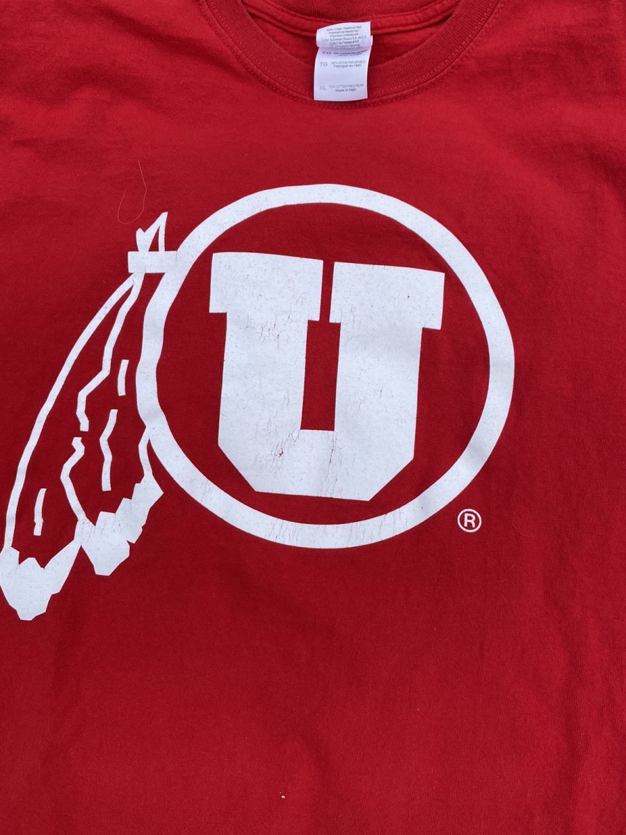 Vintage - University of Utah Utes Red Tee - 7