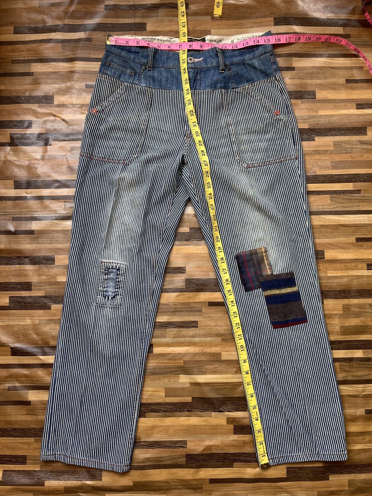 Vintage - Lime Inc Lot 9 Hickory Distressed Denim Jeans - 4