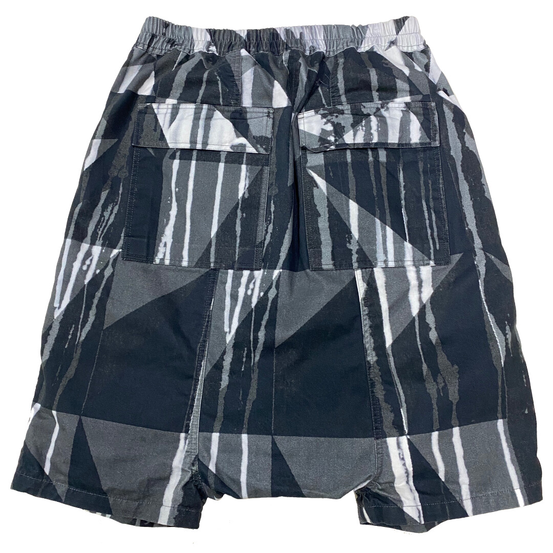 Rick Owens Extinct Show Graffiti Shorts - 2