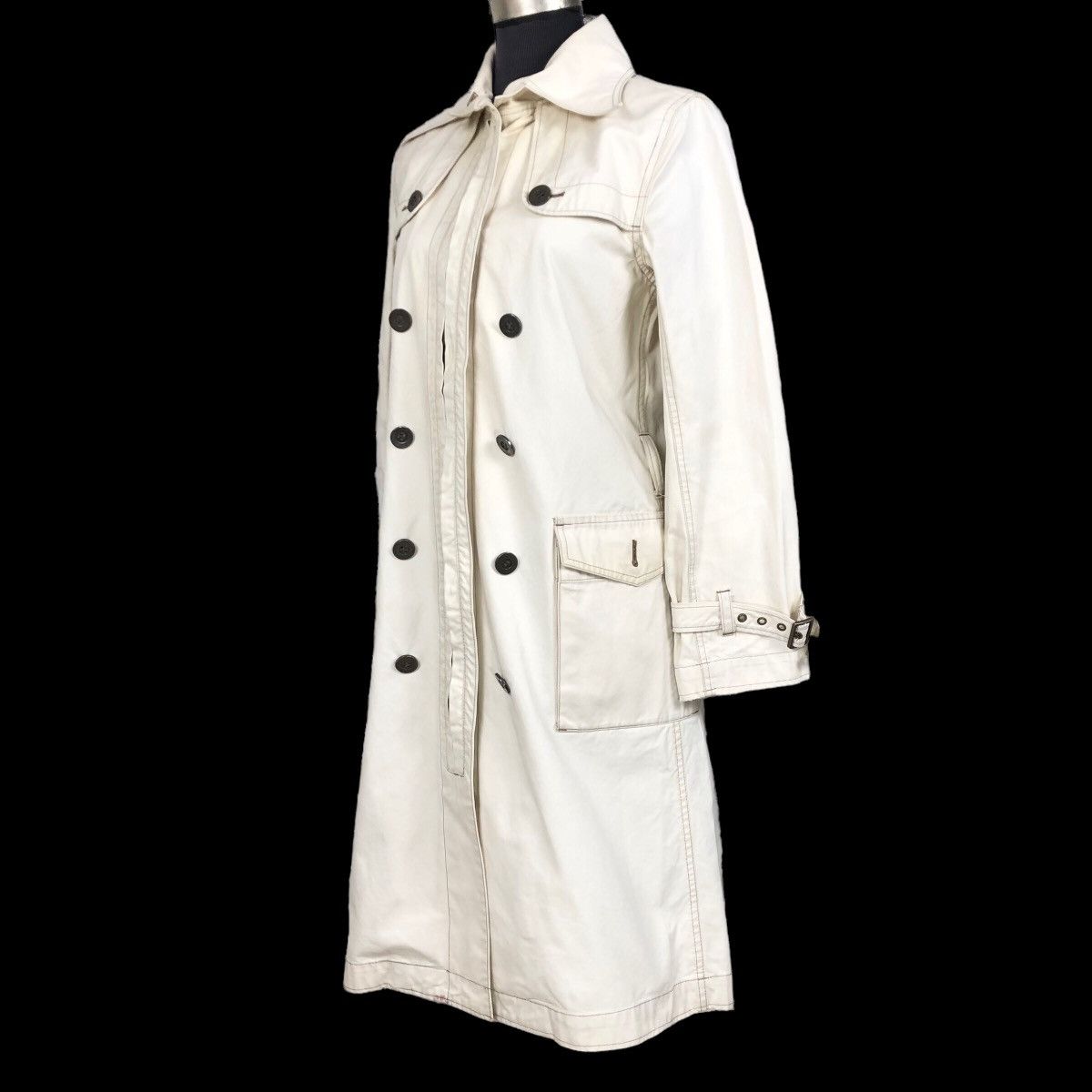 Vintage Hysteric Glamour Cotton Canvas Trench Coat - 2