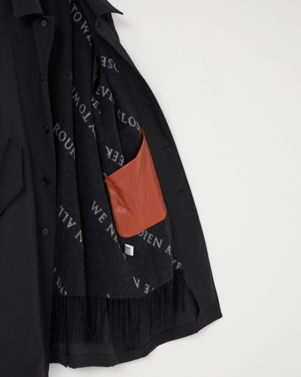 Soe - aw20 scarf lining soutien coat size 2 - 7