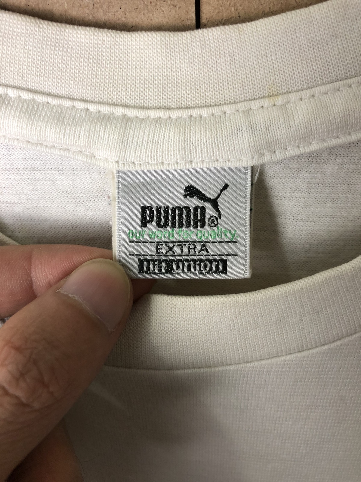VTG 90s PUMA SHIRT AS FLUGELS WITH SPELL OUT BIG LOGO - 9