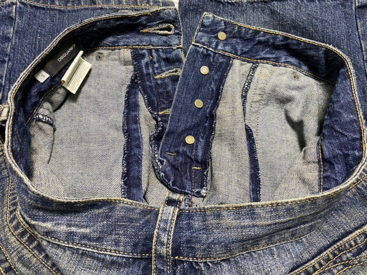 Vintage - Dsquared Dungaree Spring 85 Rare Distressed Denim - 7