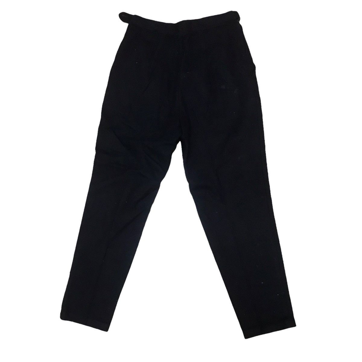 Vintage yohji yamamoto black wool pants - 2