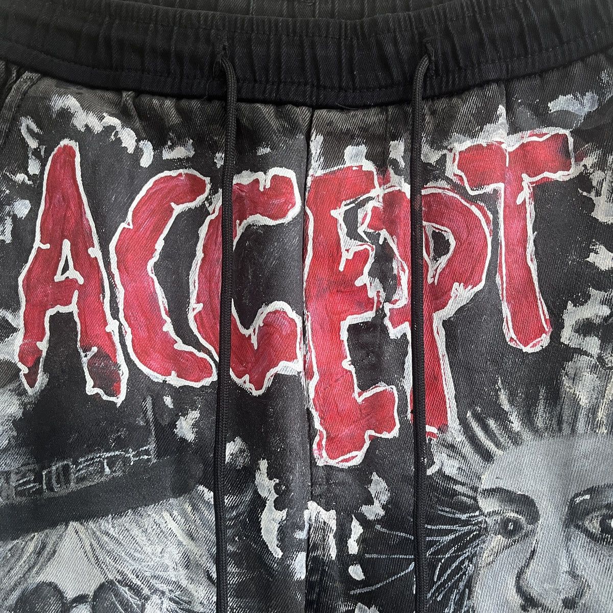 If Six Was Nine - Heavy Metal Accept Arts Custom Drawstring Pants - 5