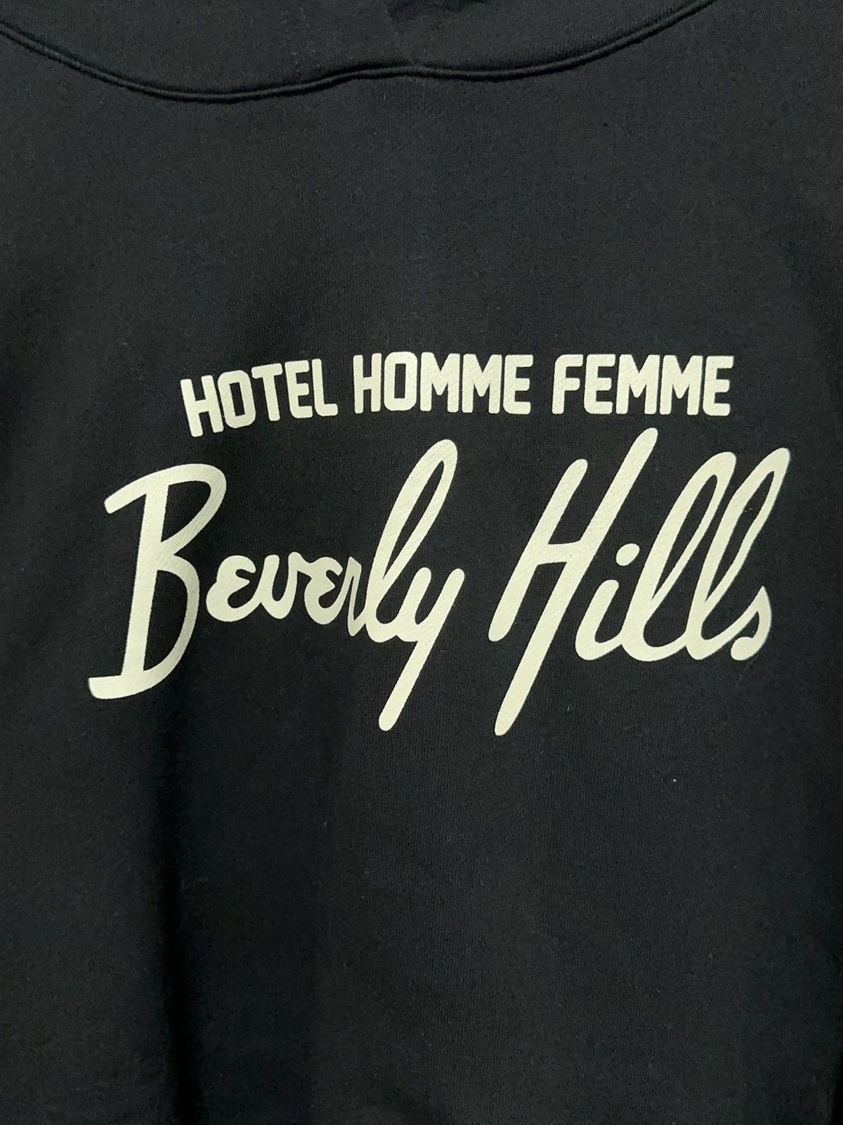Hype - Homme Femme LA Hotel Beverly Hills Graphic Hoodie XL - 4