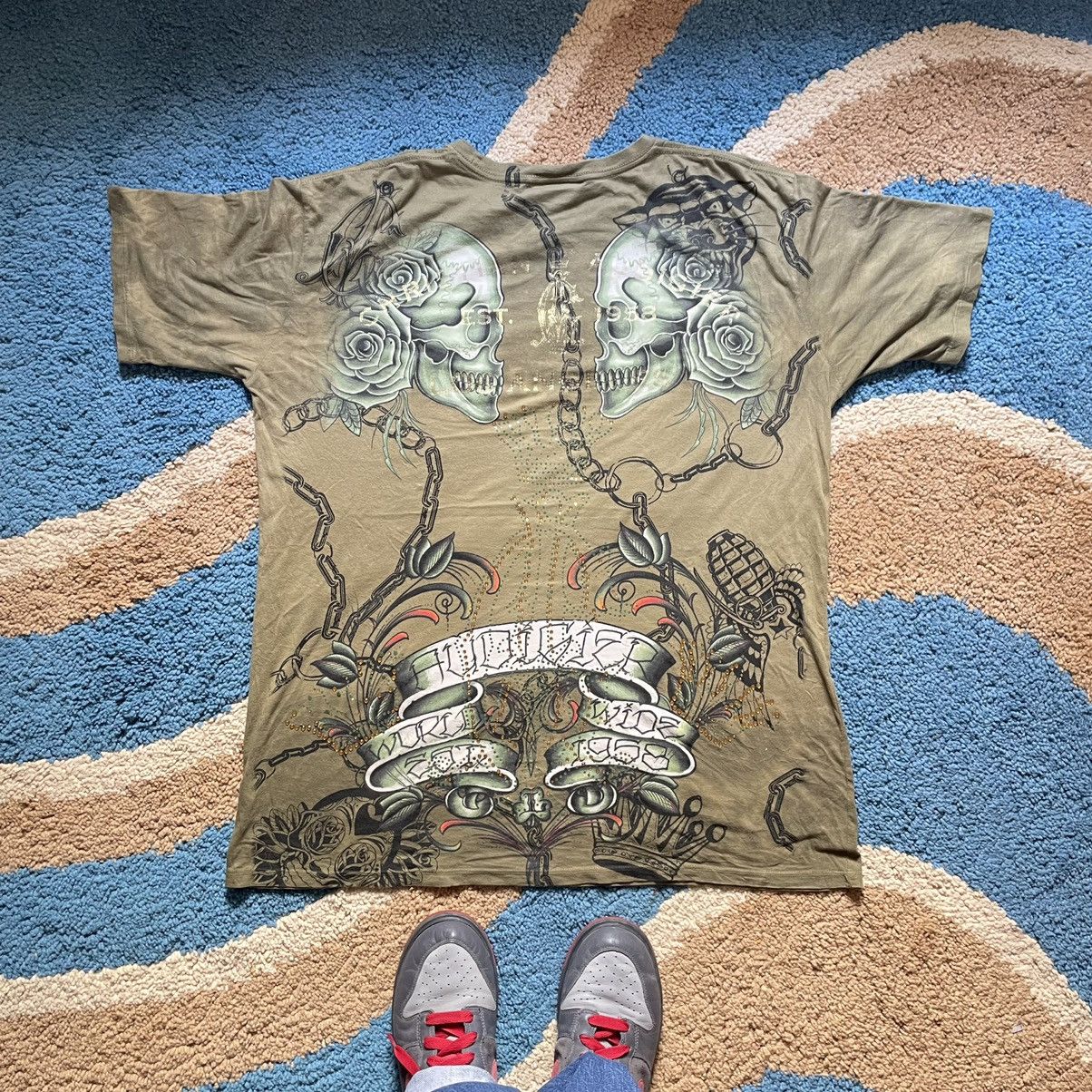 Vintage - Christian audigier ANGELS graphic tee - 2